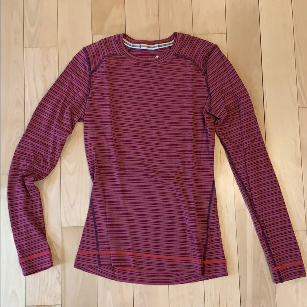 Smartwool Merino Wool Striped Base Layer